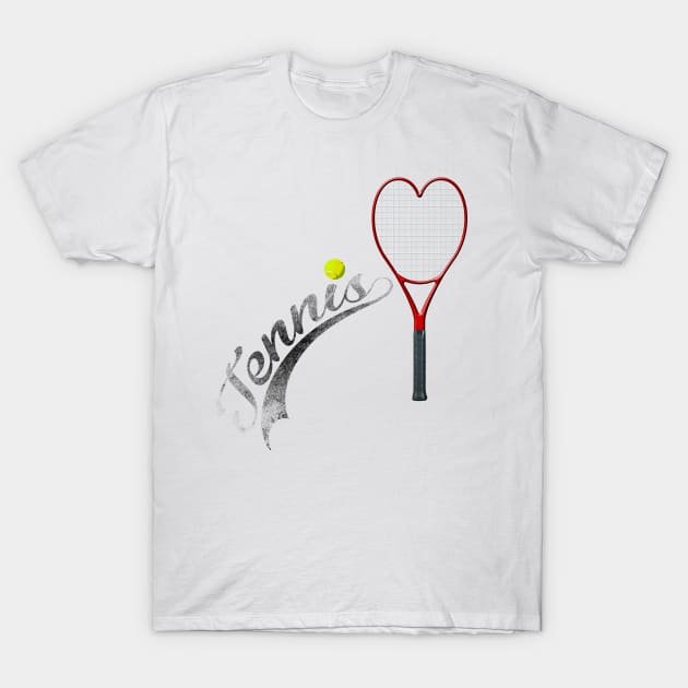 I LOVE TENNIS T-Shirt by AV